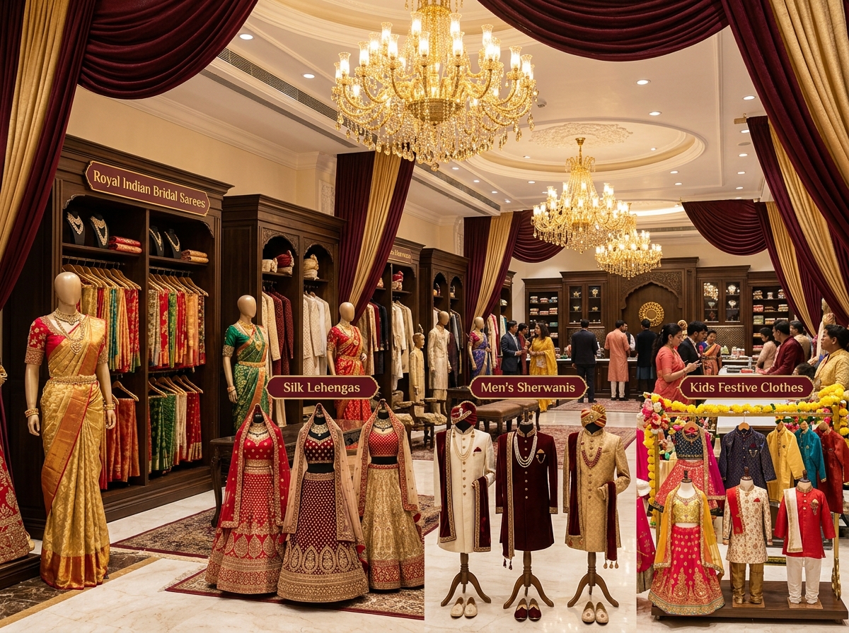 Indian Bridal Sarees and Silk Lehengas Collection